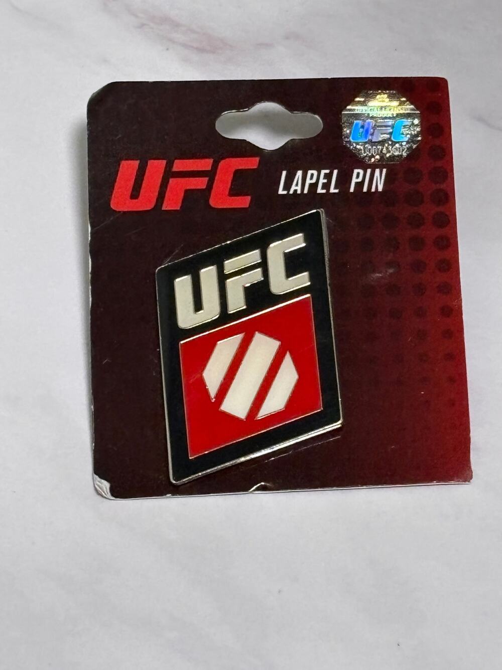 Pro Specialties Group UFC Lapel Pin White Red PSG 2019 New